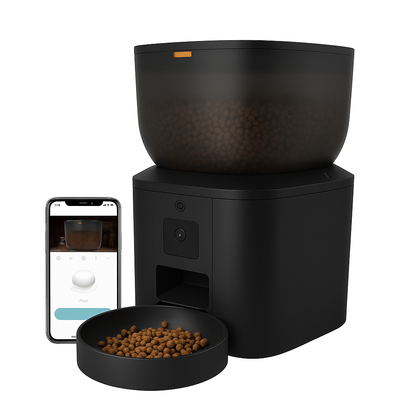Automatic Pet Feeder With 1080p Camera Video
