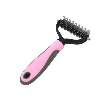Professional Pet Deshedding Brush for Dogs & Cats