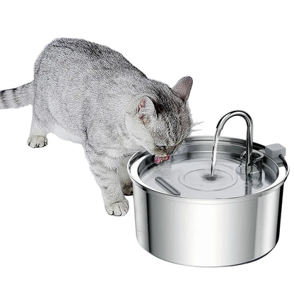 3L Stainless Steel Pet Water Fountain