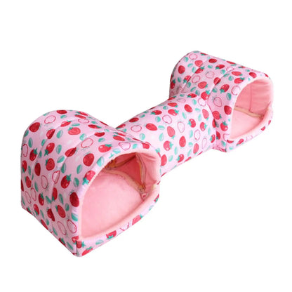 Small Pet Tunnel Cozy Hideout for Guinea Pigs and Hamsters.