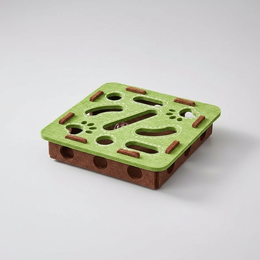 Puzzle Toy For Cat Felt Puzzle Box