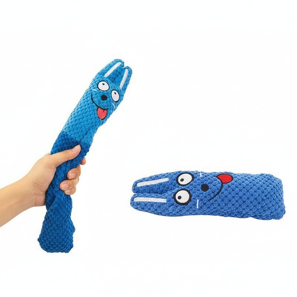 Interactive Dog Puzzle Toy with Treat Hiding & Squeaker