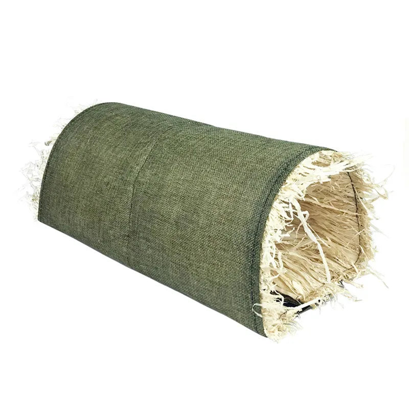 Foldable Woven Bunny House for Rabbits & Guinea Pigs