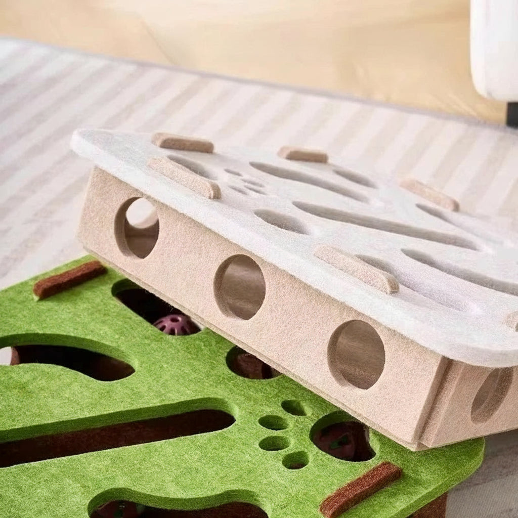 Puzzle Toy For Cat Felt Puzzle Box