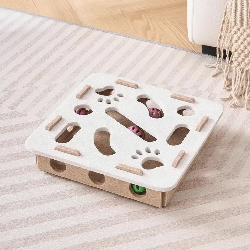Puzzle Toy For Cat Felt Puzzle Box