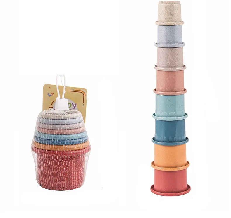 Interactive Stacking Cups Toy for Rabbits & Small Pets