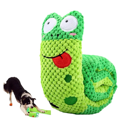Interactive Dog Puzzle Toy with Treat Hiding & Squeaker