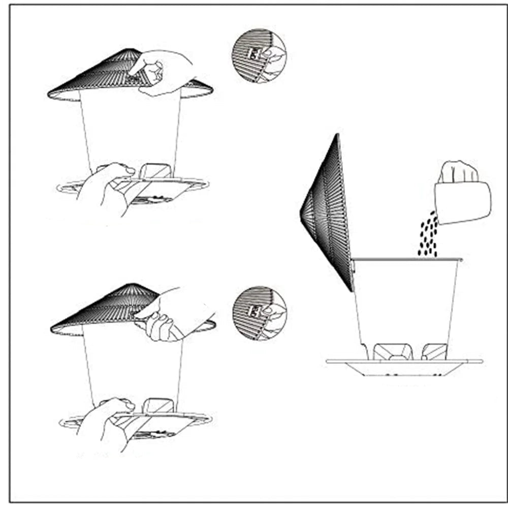 Bird Feeder Foot Feeding