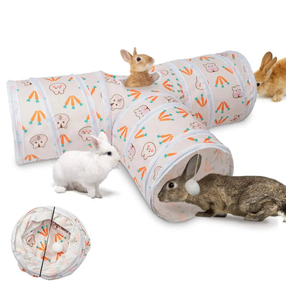 Bunny Tunnel Toy for Rabbits