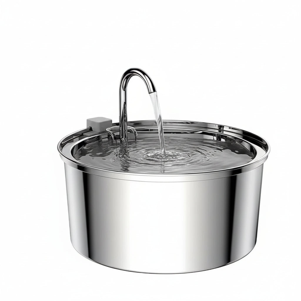 3L Stainless Steel Pet Water Fountain