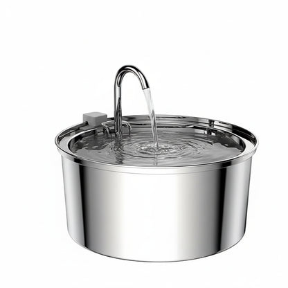3L Stainless Steel Pet Water Fountain