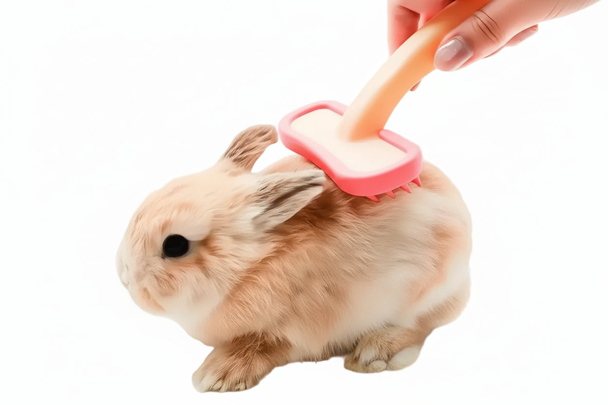 Rabbit Silicone Grooming Comb