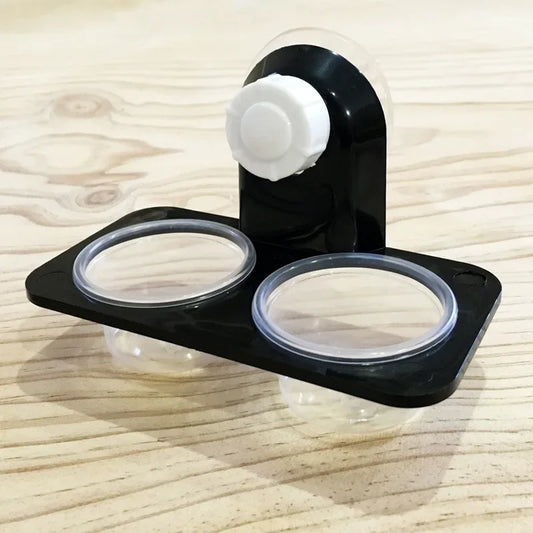 Anti-Escape Reptile Feeding Bowl with Suction Cup