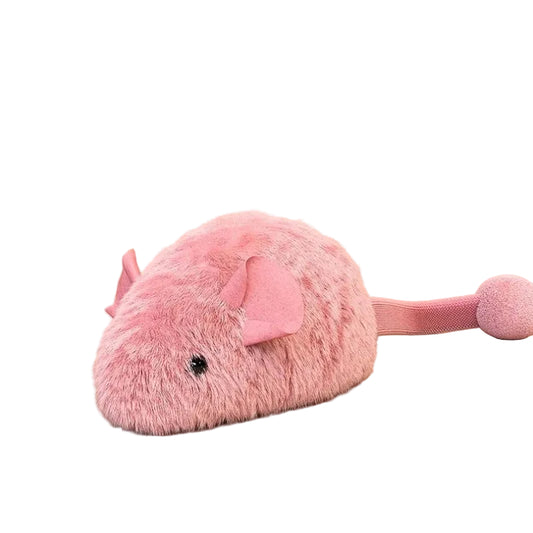 Interactive Plush Mouse Cat Toy