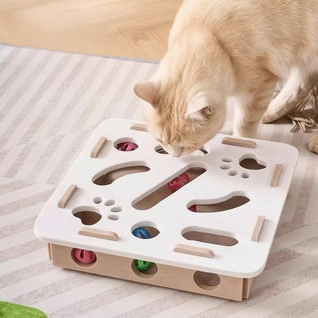 Puzzle Toy For Cat Felt Puzzle Box